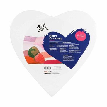 MM Canvas Heart Shaped 30x30cm