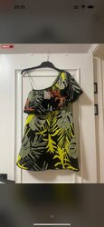 Zara one shoulder dress