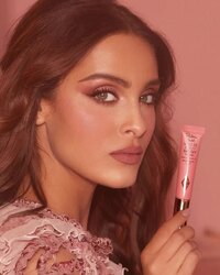 Charlotte tilbury - matte beauty blush wand full size pillow talk - matte nude-pink