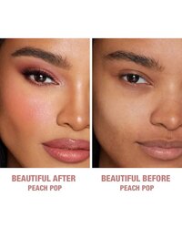 Charlotte tilbury - matte beauty blush wand full size peach pop - matte nude-peach