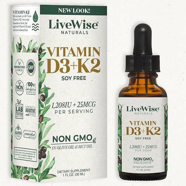 Livewise d3+k2 vitamin