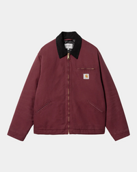 Carhartt og detroit jacket (winter) | malbec / black (aged canvas)