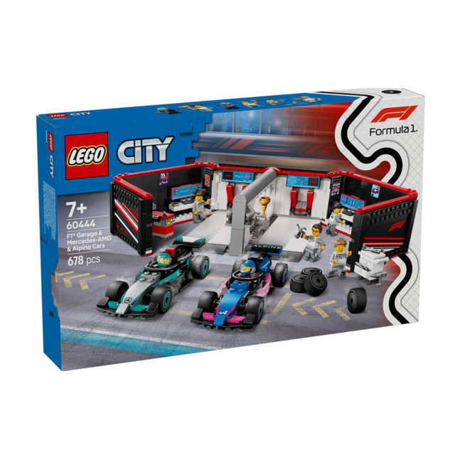 60444 LEGO City F1® Garage & Mercedes-Amg & Alpine Cars   