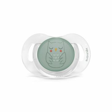 SUAVINEX SOOTHER SXPRO SILICONE TEAT 0/6M OWL - BONHOMIA GREEN L3