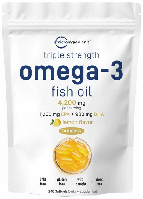 Micro ingredients omega 3 fish oil
