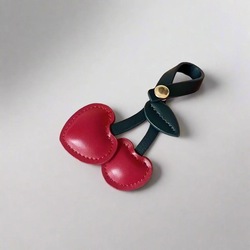 Cherry bag charm