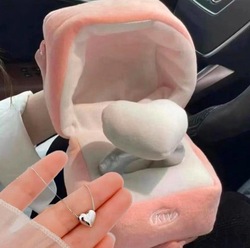 Plush ring box