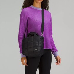 Lululemon quilted grid crossbody bag 