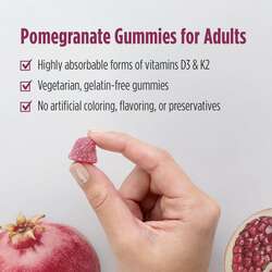 Nordic naturals vitamin d3 + k2 gummies, анар - 60 ш gummies