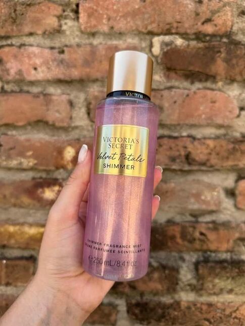 Victoria's secret velvet petals shimmer mist+lotion set