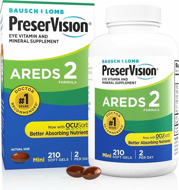 Preservision areds 2 eye vitamin & mineral supplement 210ш