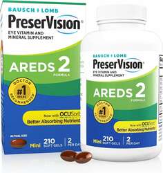 Preservision areds 2 eye vitamin & mineral supplement 210ш