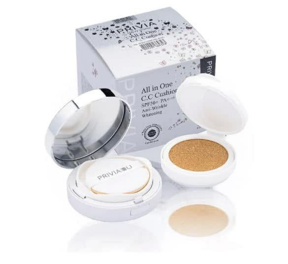 Privia 🌿all-in-one cc cushion/пудр/