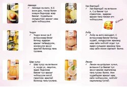Yellow food mask 