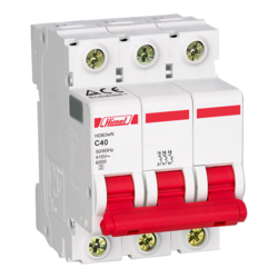 Miniature circuit breaker HDB3W - 18 mm AC - C - 3P - 4.5 kA - 50 A