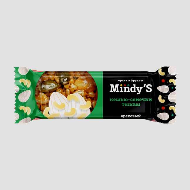 MINDY`S жимс самартай бар алмонд , кешью самартай  35гр