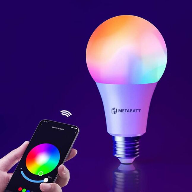 Эрчим хүчний хэмнэлттэй ухаалаг led гэрэл, 4000k, e27, утсаар удирдах боломжтой
