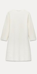 Short knit dress with bows