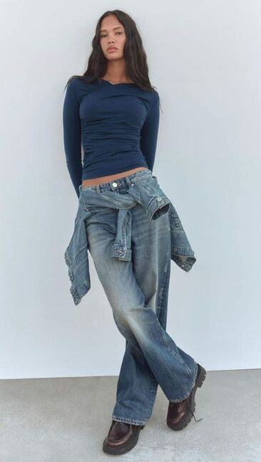 Draped top