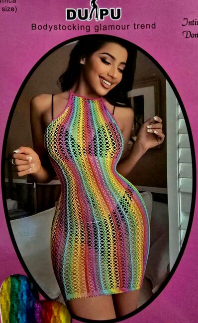Солонгон өнгөтэй торон dress