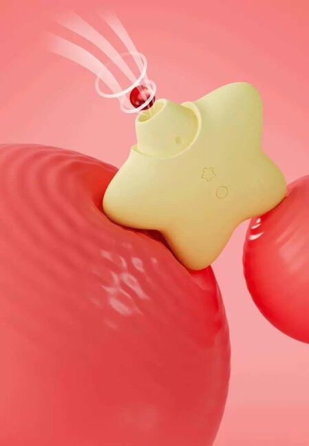 Peach star kiss toy
