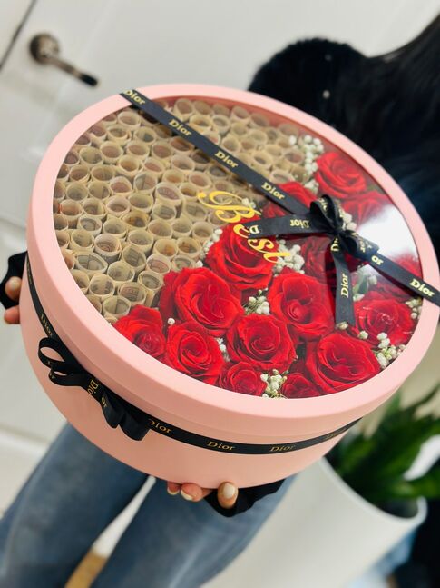 Rose & money bouquet 