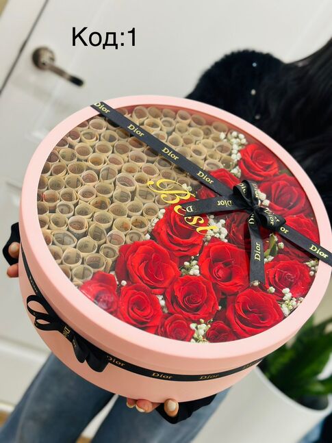 Rose & money bouquet 