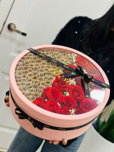 Rose & money bouquet 