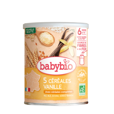 Babybio Ваниллатай Будааны каш 6+сар 220гр №1