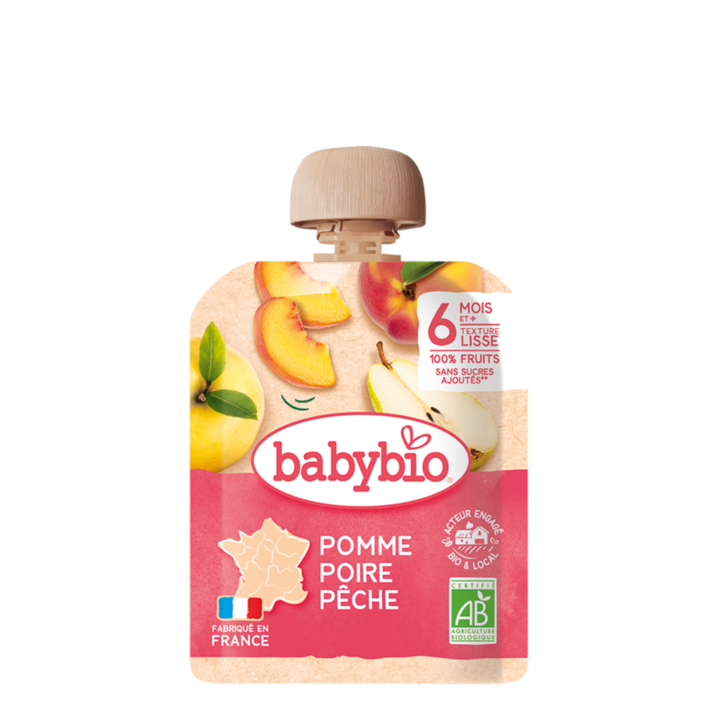 Babybio алим лиир тоор жимсний нухаш 90гр 6+ сар №1