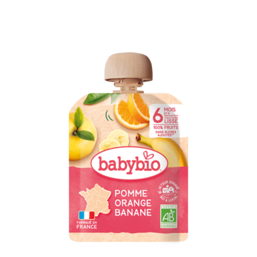Babybio Жүрж Гадил Алимтай нухаш 90гр 6+сар №1