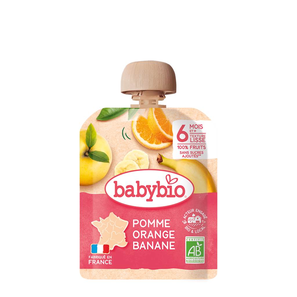 Babybio Жүрж Гадил Алимтай нухаш 90гр 6+сар №1