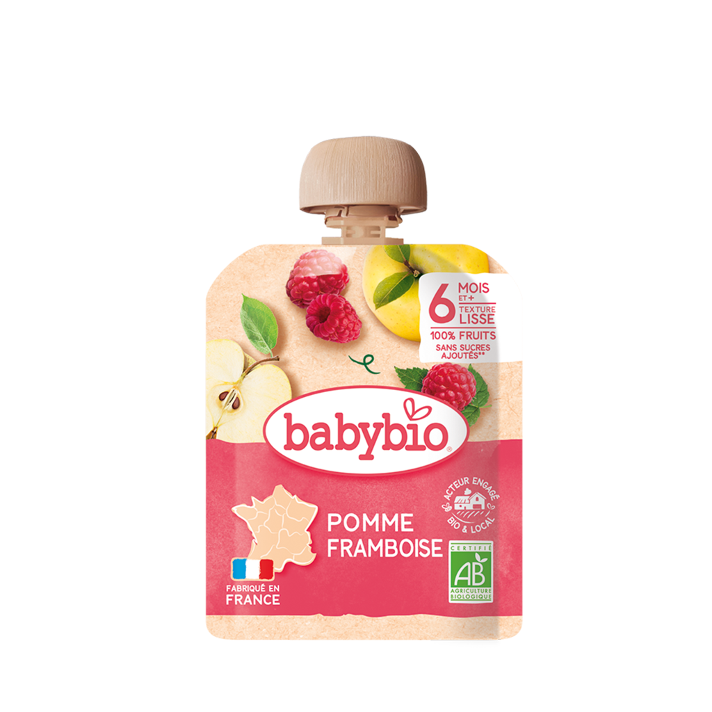 Babybio алим бөөрөлзгөнөтэй нухаш 6+ сар нухаш 90гр №1