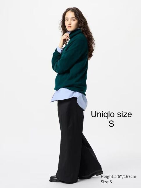 Uniqlo wide trousers 