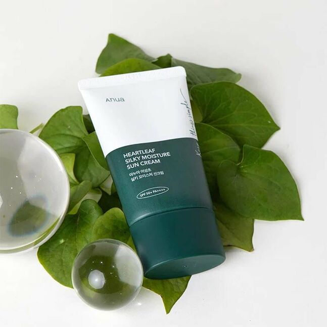 ANUA HEARTLEAF SILKY MOISTURE SUNCREAM 50ML