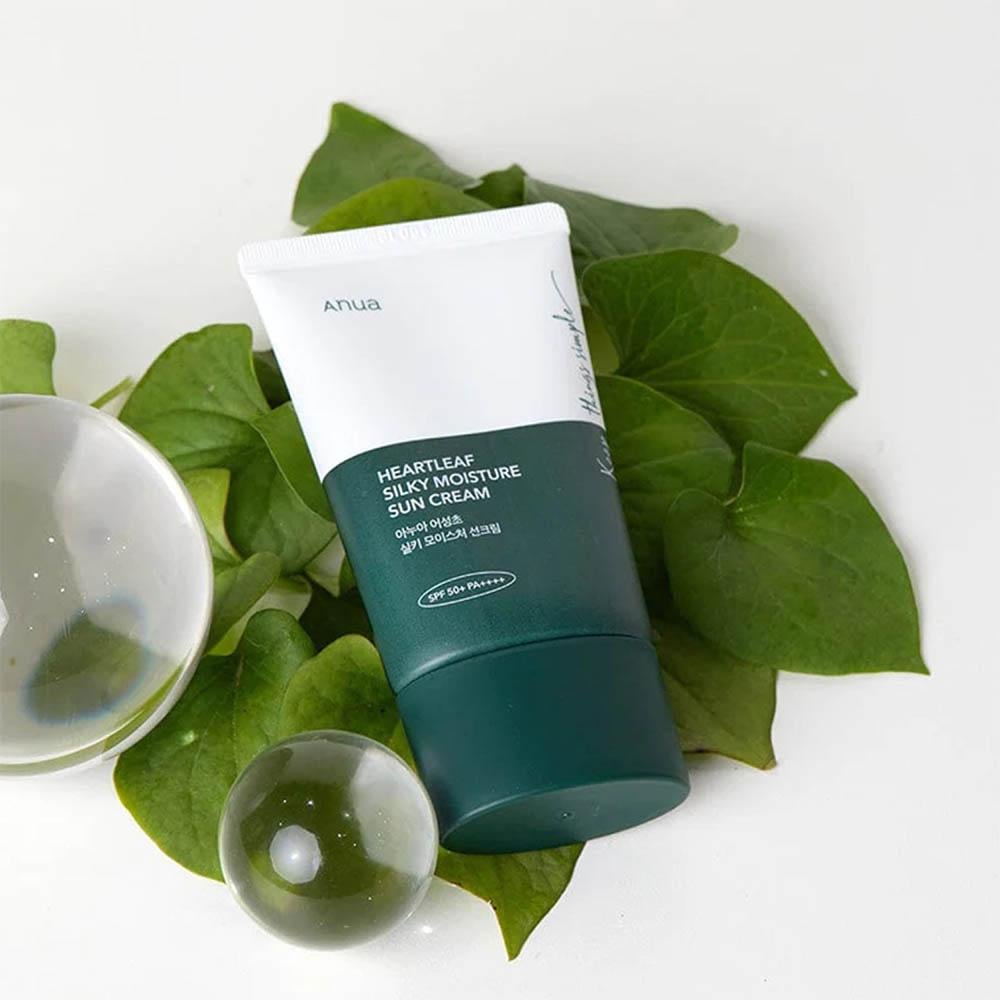ANUA HEARTLEAF SILKY MOISTURE SUNCREAM 50ML