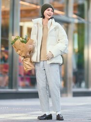 Powder soft down jacket