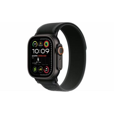 Apple Watch Ultra 2 /GPS + Cellular/ /49mm Black Titanium Case with Black Trail Loop - ML/
