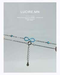 Minimal silver braclete