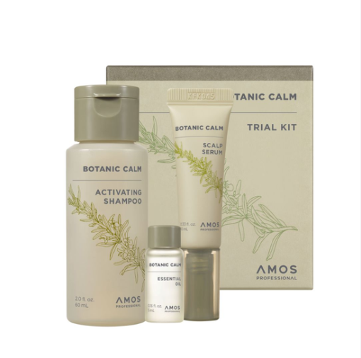 AMOS BOTANIC CALM TRIAL KIT-БОТАНИК ВЕГАН ҮС УНАЛТЫН ЭСРЭГ ком бүтээгдэхүүн