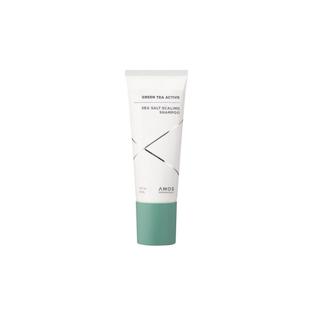 AMOS GREEN TEA ACTIVE SEA SALT SCALING SHAMPOO- ҮС УНАЛТЫН ЭСРЭГ ГУУЖУУЛАГЧ  ШАМПУНЬ