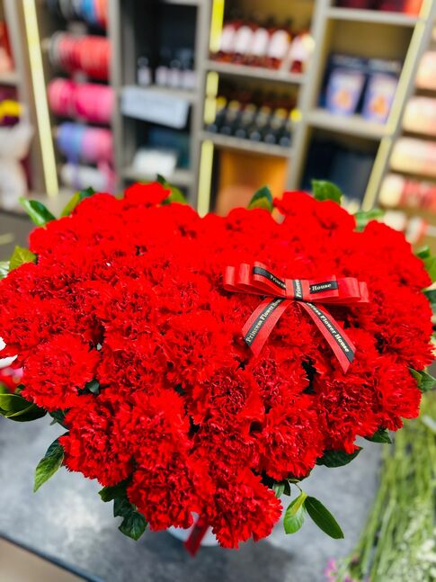 Valentine's hearth bouquet 51pcs 