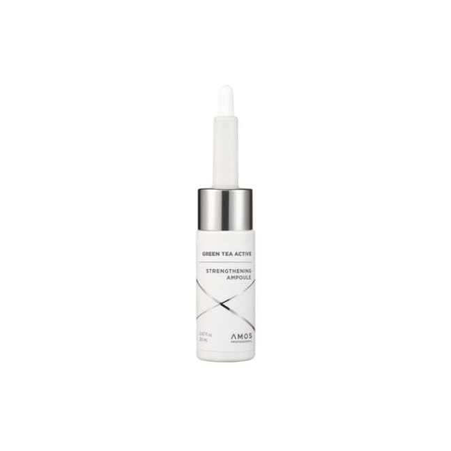 AMOS GREEN TEA ACTIVE STRENGTHENING AMPOULE- ҮС УНАЛТЫН ЭСРЭГ АМПУЛЬ