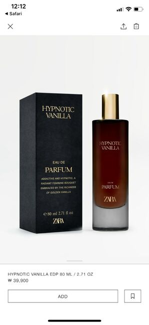 Zara эмэгтэй үнэртэй ус 30мл 