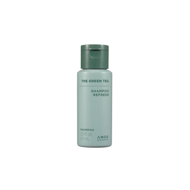 AMOS THE GREEN SHAMPOO REFRESH 60ml-ҮС УНАЛТЫН ЭСРЭГ,ТОСЛОГТОЙ ХУЙХНЫ ШАМПУНЬ 