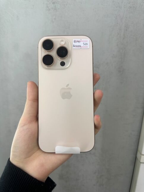 Iphone 16pro 128gb baterry100% desert ungu