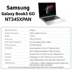 Samsung book3 go 5g