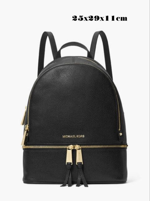 Mk rhea leather backpack