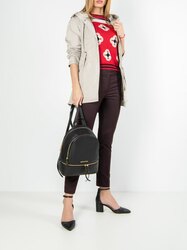 Mk rhea leather backpack