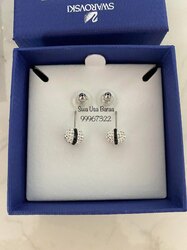 Swarovski - white earrings